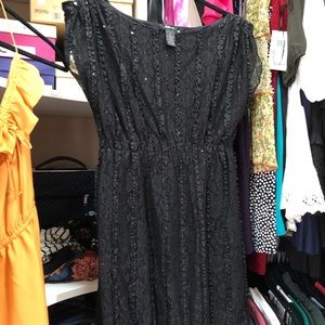 Black dress with sequins